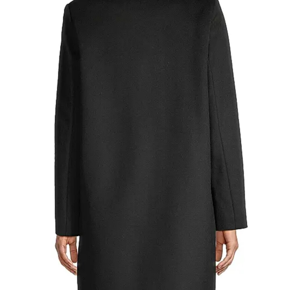 SAM EDELMAN Wool Blend Double Breasted Long Coat Size Large - Picture 4 of 12